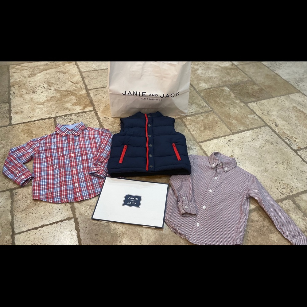 Lot of Janie & Jack - Boys size 3 / 4